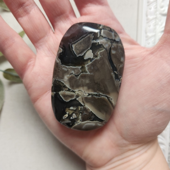 Volcano agate palm stone - crystals gemstone rock - Picture 6 of 6